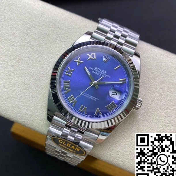 Clean Stainless M126334-0026 Rolex Steel Factory Datejust 0317